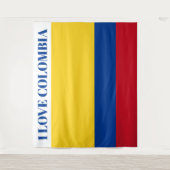 Tenture Drapeau Colombie - Bandera De Colombia (Devant)