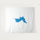 Tenture Drapeau coréen d'unification (Devant (Horizontal))