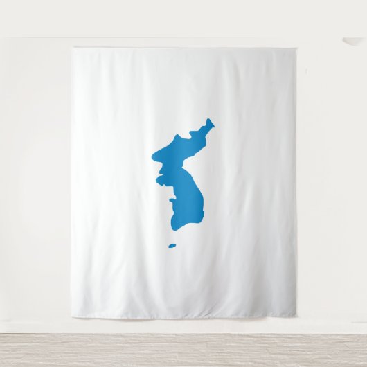 Tenture Drapeau coréen d'unification (Devant)