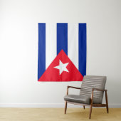 Tenture Drapeau Cuba (En situation)
