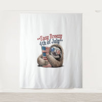 Drapeau d'accrochage du connecteur 4 juillet