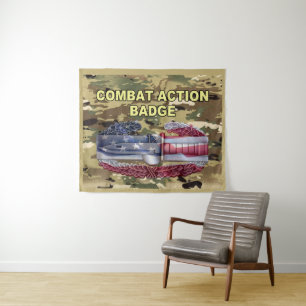 Tenture Drapeau d'action de combat
