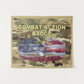 Tenture Drapeau d'action de combat (Devant (Horizontal))