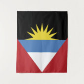 Tenture Drapeau d'Antigua-et-Barbuda (Devant)