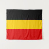 Tenture Drapeau de Belgique (Devant (Horizontal))