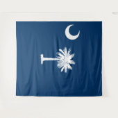 Tenture Drapeau de Caroline du Sud (Devant (Horizontal))