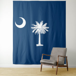 Tenture Drapeau de Caroline du Sud