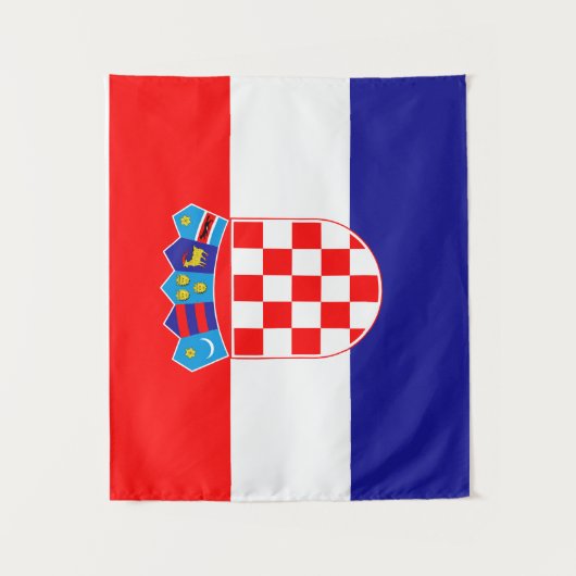 Tenture Drapeau de Croatie (Devant)