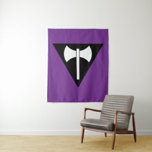 Tenture Drapeau de fierté lesbienne SlipperyJoe puissant s