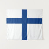 Tenture Drapeau de Finlande (Devant (Horizontal))