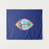 Tenture Drapeau de Guam (Devant (Horizontal))