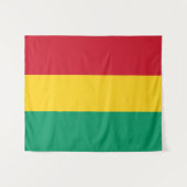 Tenture Drapeau de Guinée (Devant (Horizontal))