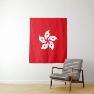Tenture Drapeau de Hong Kong