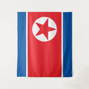 Tenture Drapeau de la Corée du Nord