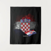 Tenture Drapeau de la Croatie (Devant)