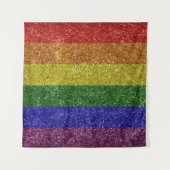 Tenture drapeau de la fierté arc-en-ciel (Devant)