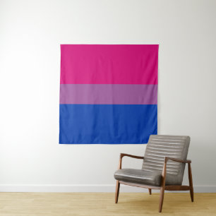 Tenture Drapeau de la fierté bisexuelle