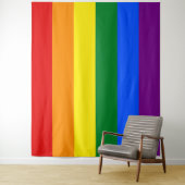 Tenture Drapeau de la fierté gay extra large LGBT (En situation)