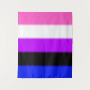 Tenture Drapeau de la Fierté Genderfluide