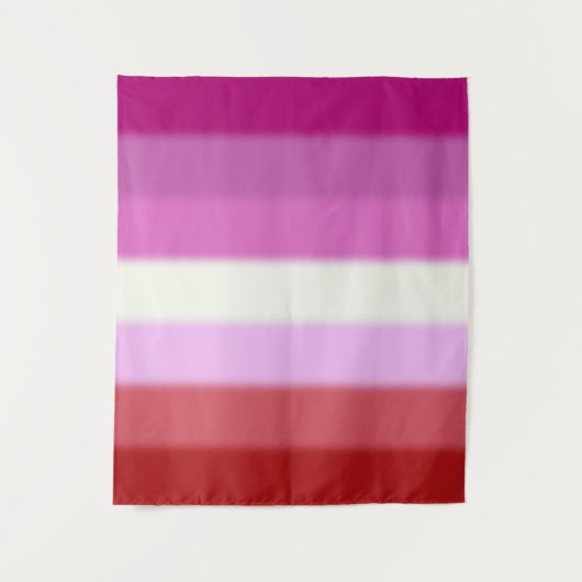 Tenture Drapeau de la Fierté lesbienne tombée (Devant)