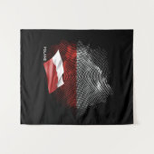 Tenture Drapeau de la Pologne (Devant (Horizontal))