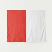 Tenture Drapeau de la Pologne (Devant (Horizontal))