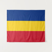 Tenture Drapeau de la Roumanie (Devant (Horizontal))