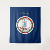 Tenture Drapeau de la Virginie (Devant)