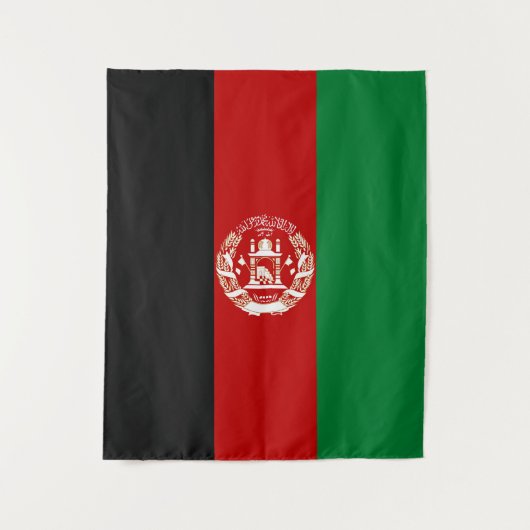 Tenture Drapeau de l'Afghanistan (Devant)