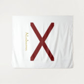 Tenture Drapeau de l'Alabama (Devant (Horizontal))