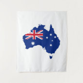 Tenture drapeau de l'Australie (Devant)