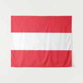 Tenture Drapeau de l'Autriche (Devant (Horizontal))