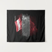 Tenture drapeau de l'Autriche (Devant (Horizontal))
