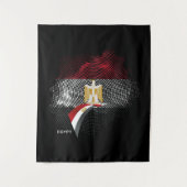 Tenture Drapeau de l'Égypte (Devant)