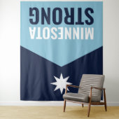 Tenture Drapeau de l'État rebelle du Minnesota (En situation)