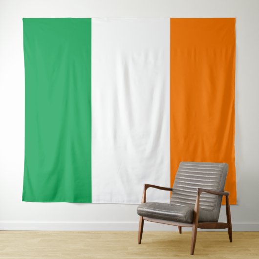 Tenture Drapeau de l'Irlande (En situation (horizontale))