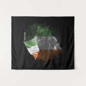 Tenture Drapeau de l'Irlande (Devant (Horizontal))