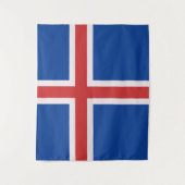 Tenture Drapeau de l'Islande (Devant)