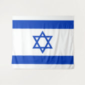 Tenture Drapeau de l'Israël (Devant (Horizontal))