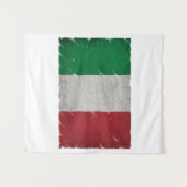 Tenture drapeau de l'Italie (Devant (Horizontal))
