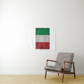 Tenture drapeau de l'Italie (En situation (horizontale))