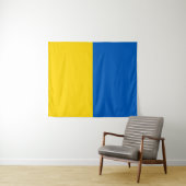 Tenture Drapeau de l'Ukraine (En situation (horizontale))