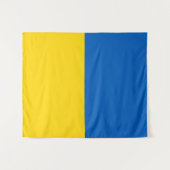 Tenture Drapeau de l'Ukraine (Devant (Horizontal))