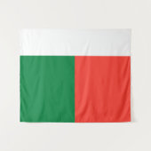 Tenture Drapeau de Madagascar (Devant (Horizontal))