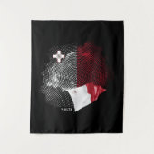 Tenture drapeau de Malte (Devant)