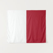 Tenture Drapeau de Monaco (Devant (Horizontal))