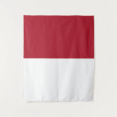 Tenture Drapeau de Monaco (Devant)
