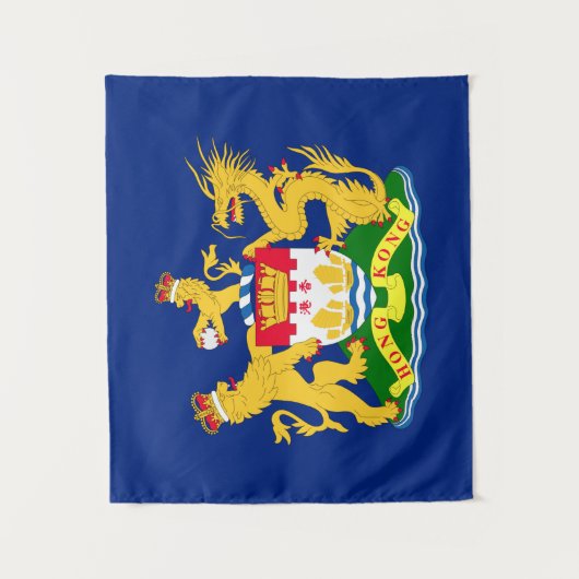 Tenture Drapeau de mouvement d'autonomie de Hong Kong - (Devant)