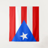 Tenture Drapeau de Porto Rico (Devant)