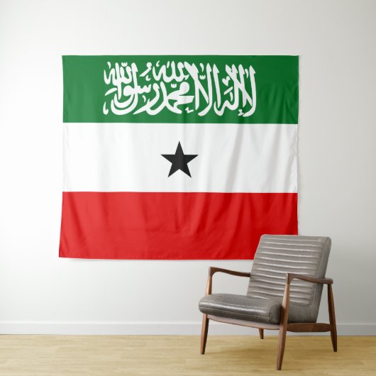 Tenture Drapeau de Somaliland (En situation (horizontale))
